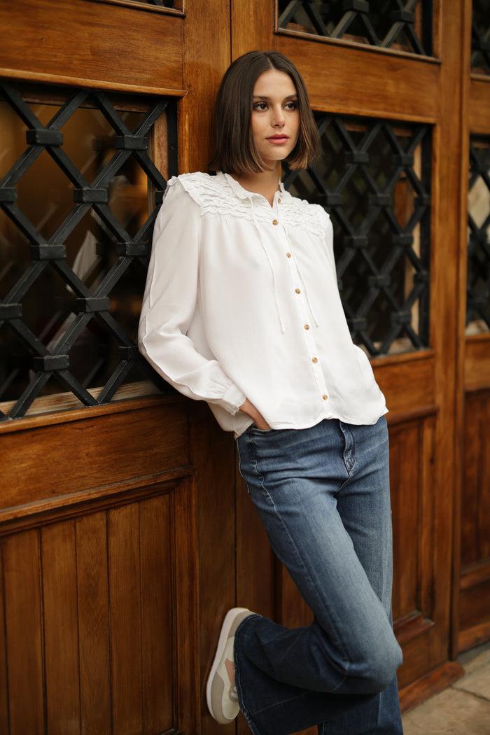 luna llena Blusa Apollonia VI205 – Luna Llena Descuento