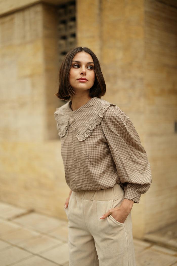 luna llena Blusa Aurelia Colección Vichy CK207 – Luna Llena Tienda