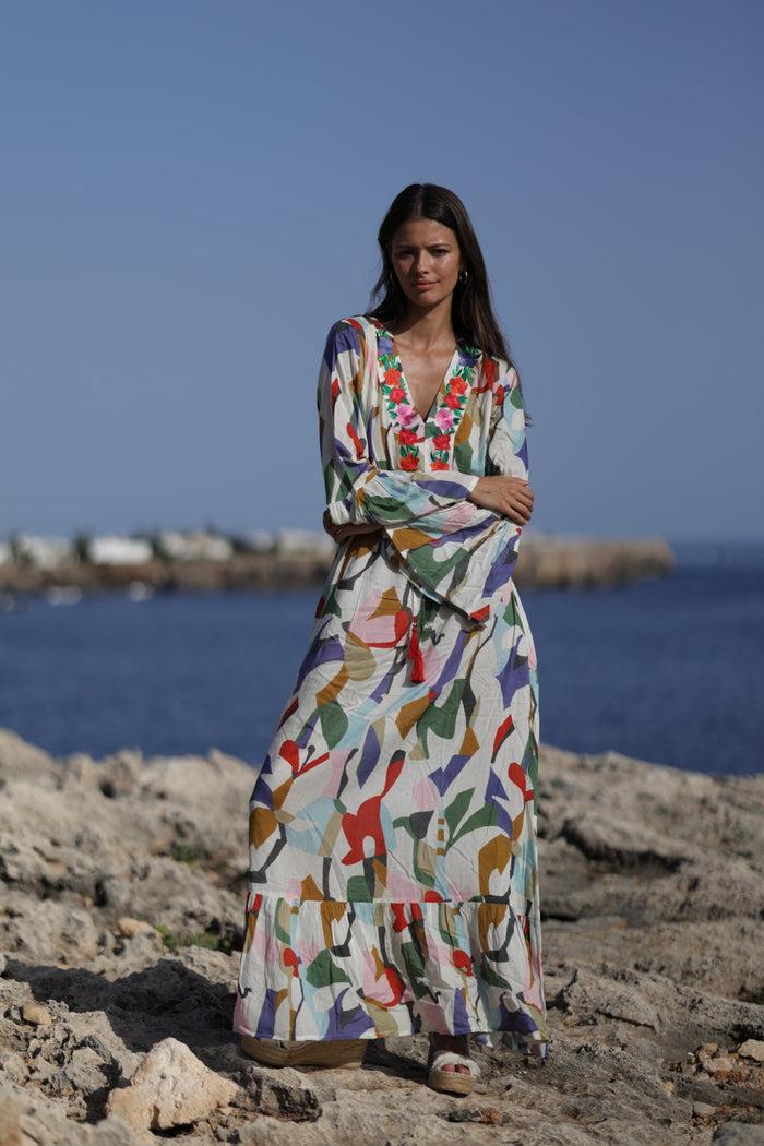 luna llena Vestido largo Micaela Colección Lima NM23 – Luna Llena Limitado a 3 días