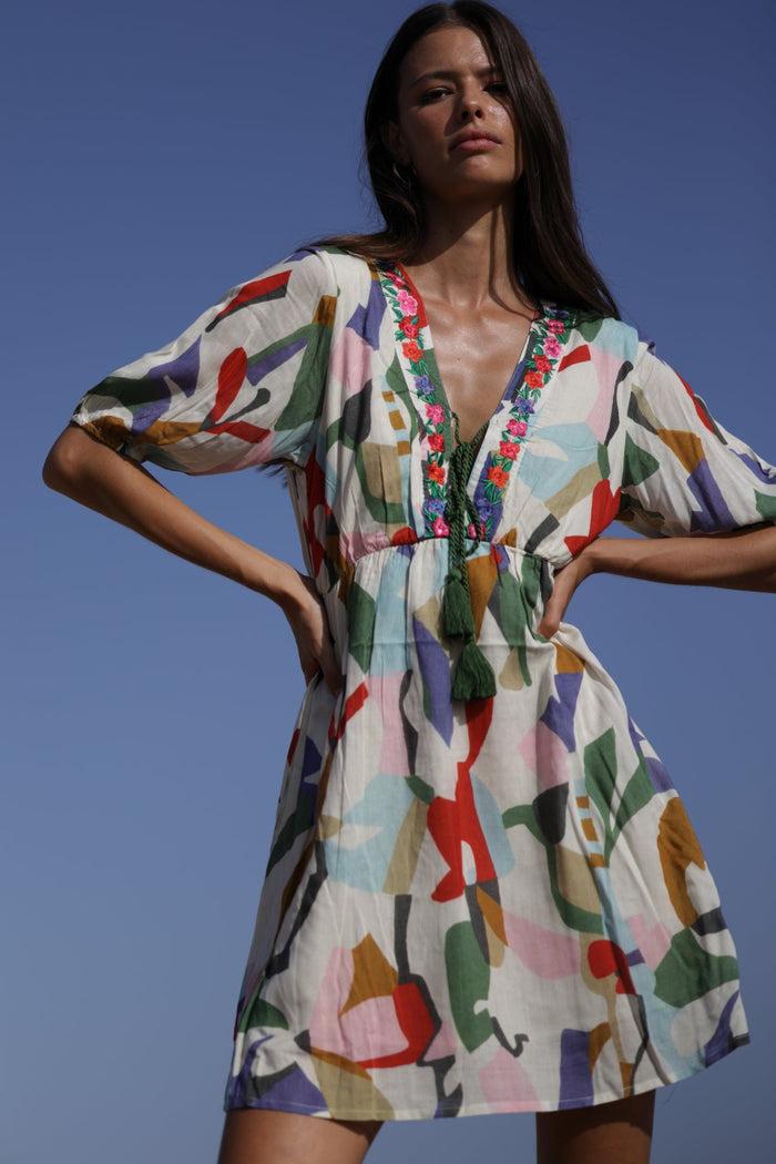 luna llena Vestido corto Isabel Colección Lima NM21 – Luna Llena Ahorra y exporta
