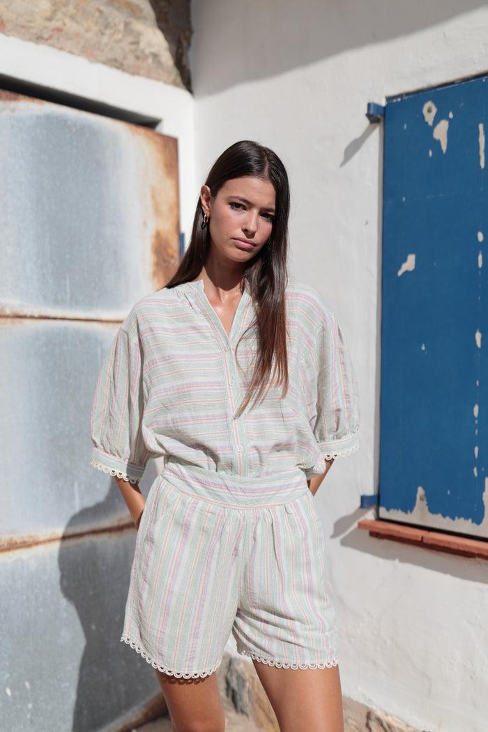 luna llena Blusa Jane Colección Ferrante SS202 – Luna Llena Rebajas