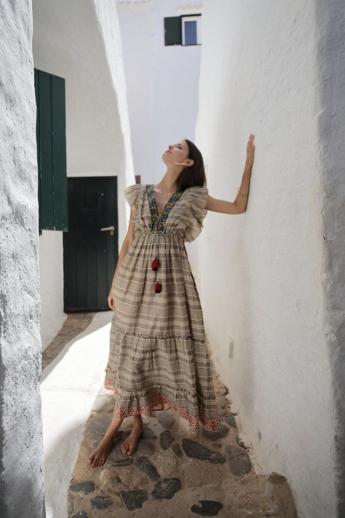 luna llena Vestido largo Lilia SH57 Colección Tulum – Luna Llena Tienda