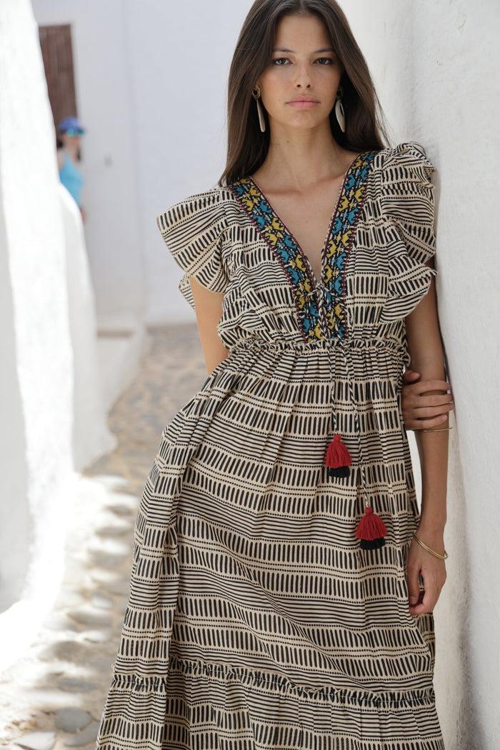 luna llena Vestido largo Lilia SH57 Colección Tulum – Luna Llena Tienda