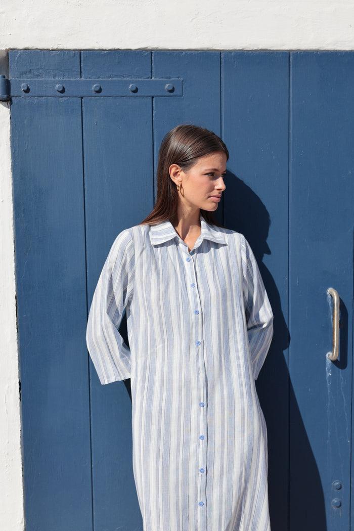 luna llena Vestido camisero Miami Coleccion Livadaki MS808 – Luna Llena Últimos 3 días