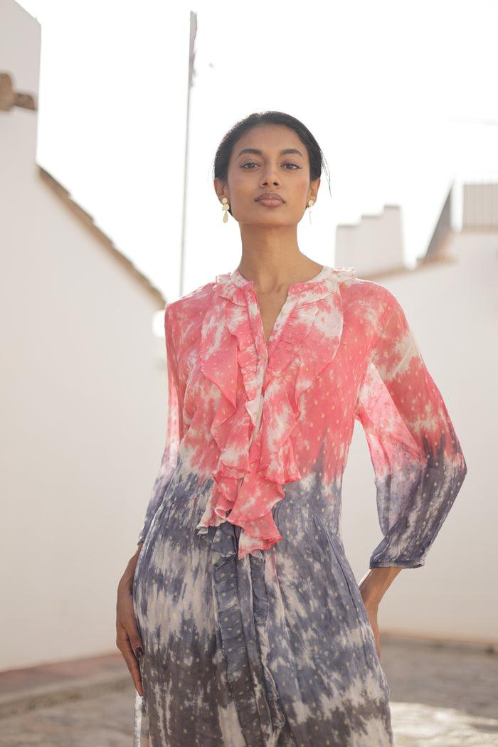 luna llena Vestido Camille Colección Tie Dye TD315 – Luna Llena Ofertas