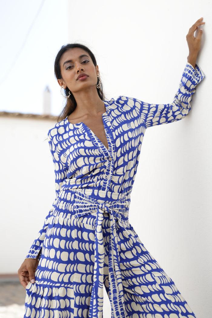 luna llena Pantalón de verano luna llena estampado topos – Luna Llena ÚLTIMAS EDICIONES