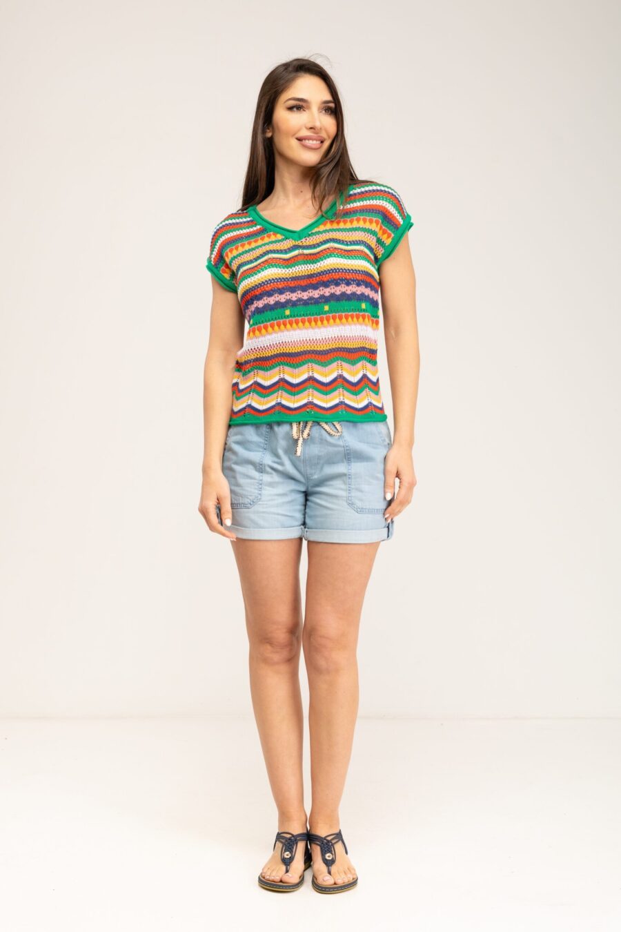 peace&love by calao JERSEY RAYAS CROCHET Promoción por tiempo limitado