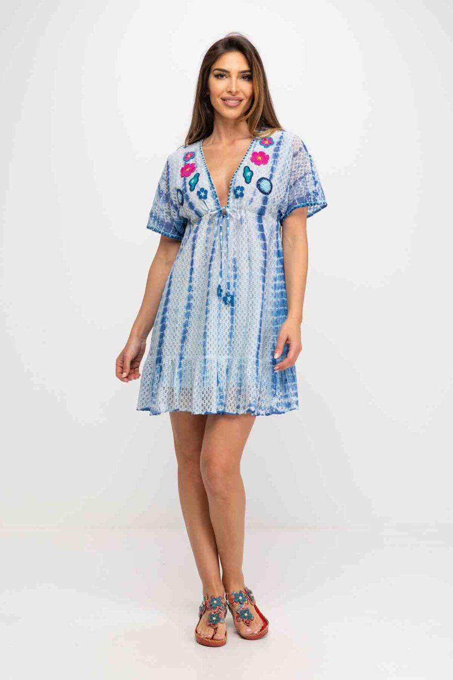 peace&love by calao VESTIDO TIE DYE EN TEJIDO CALADO Solo queda un día