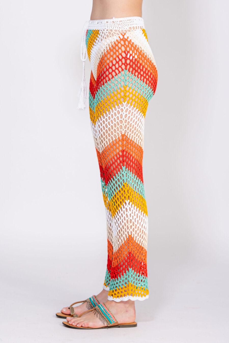 peace&love by calao PANTALON LARGO CROCHET Ofertas especiales