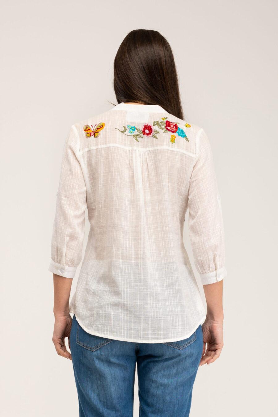 peace&love by calao BLUSA LISA CON BORDADOS 2025