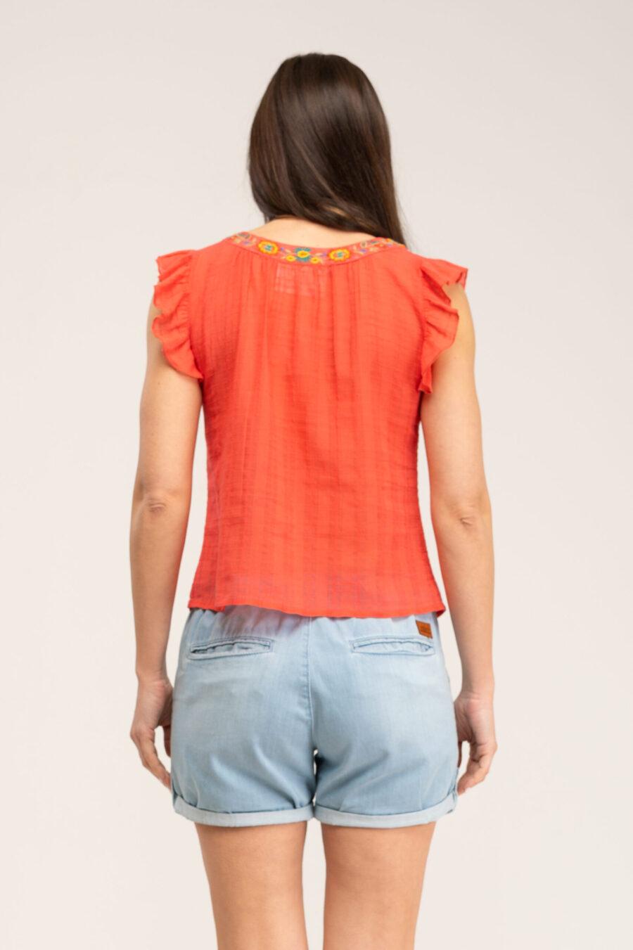 peace&love by calao BLUSA BORDADA DE ASPECTO MANUAL Rebajas