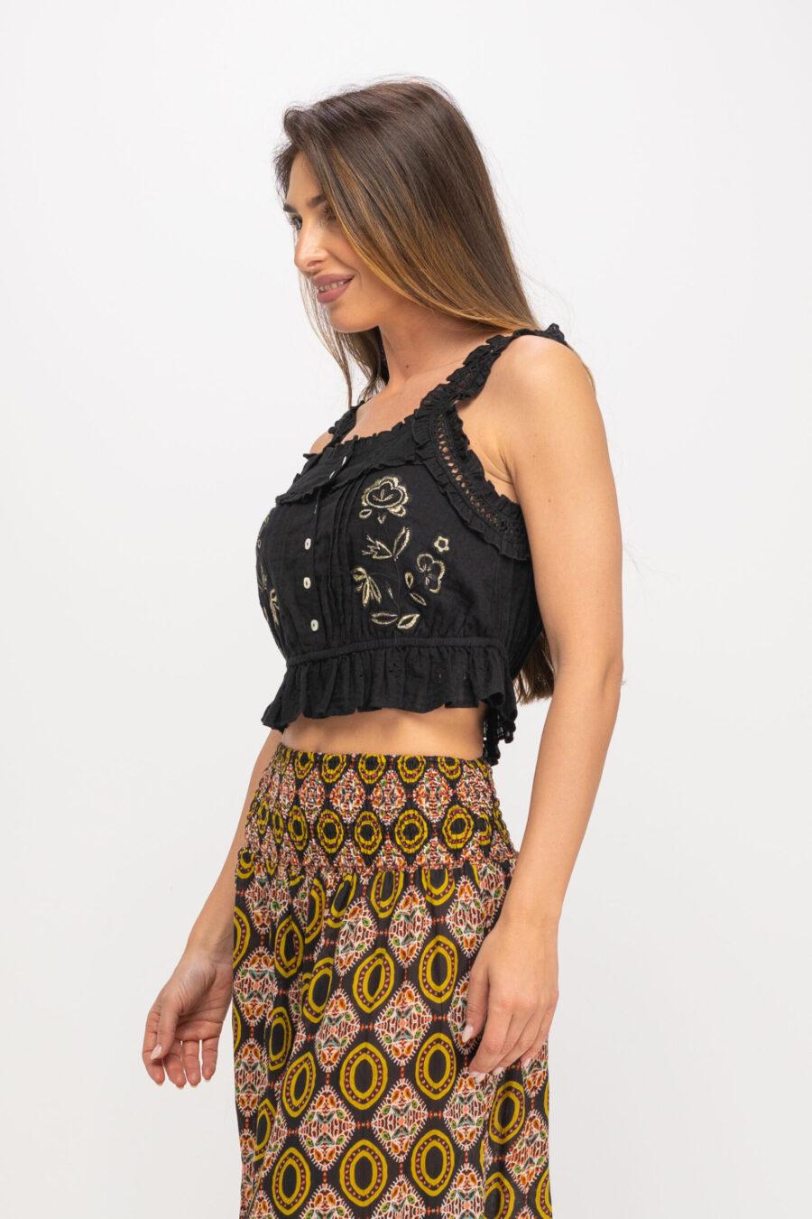peace&love by calao TOP CROPPED DE TEJIDO ALGODON Ofertas
