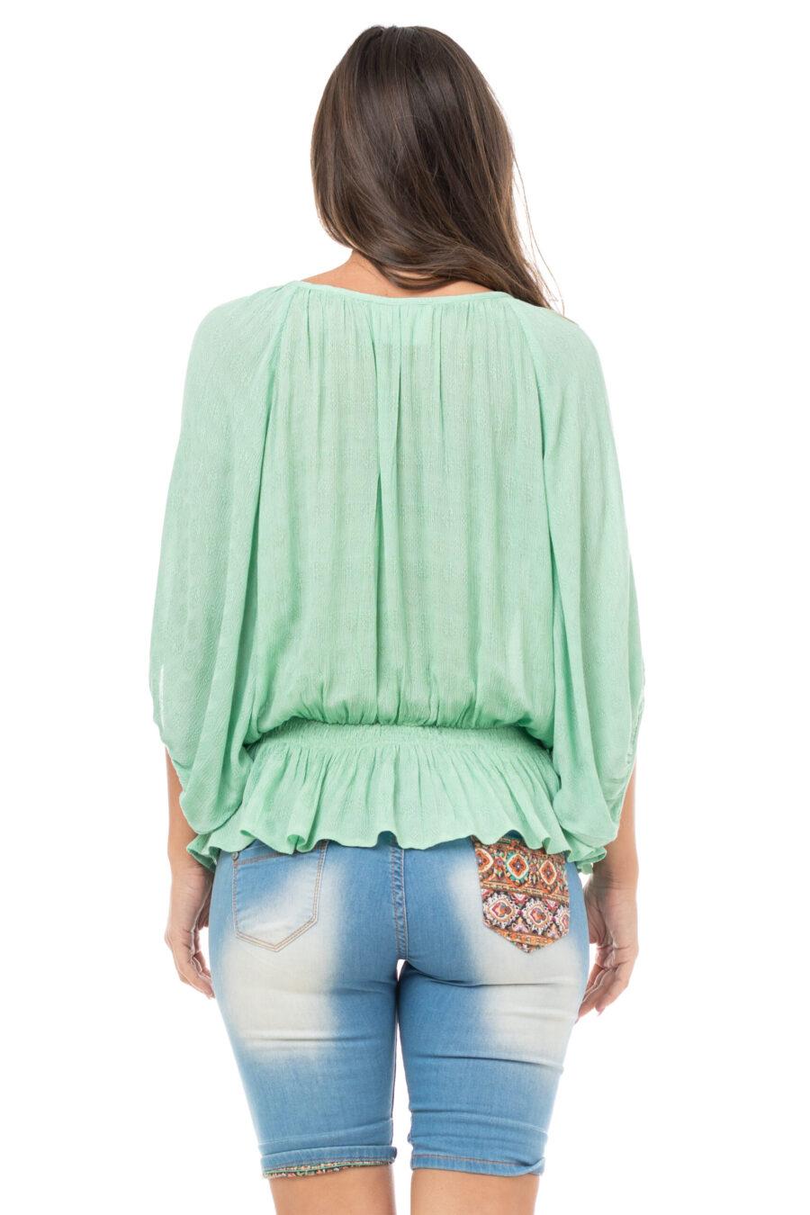 peace&love by calao BLUSA LISA BORDADA Venta caliente