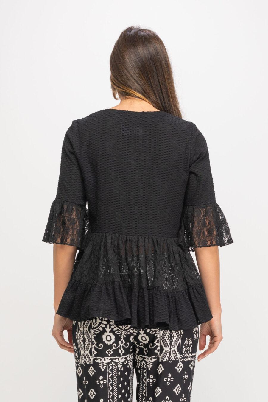 peace&love by calao BLUSA DE ENCAJE MANGA 3/4 Gran oferta