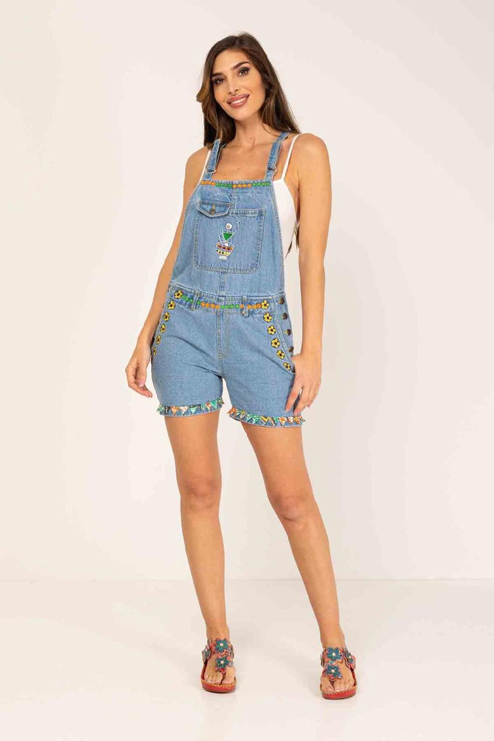 peace&love by calao PETO CORTO DENIM DE TIRANTES Envío gratis