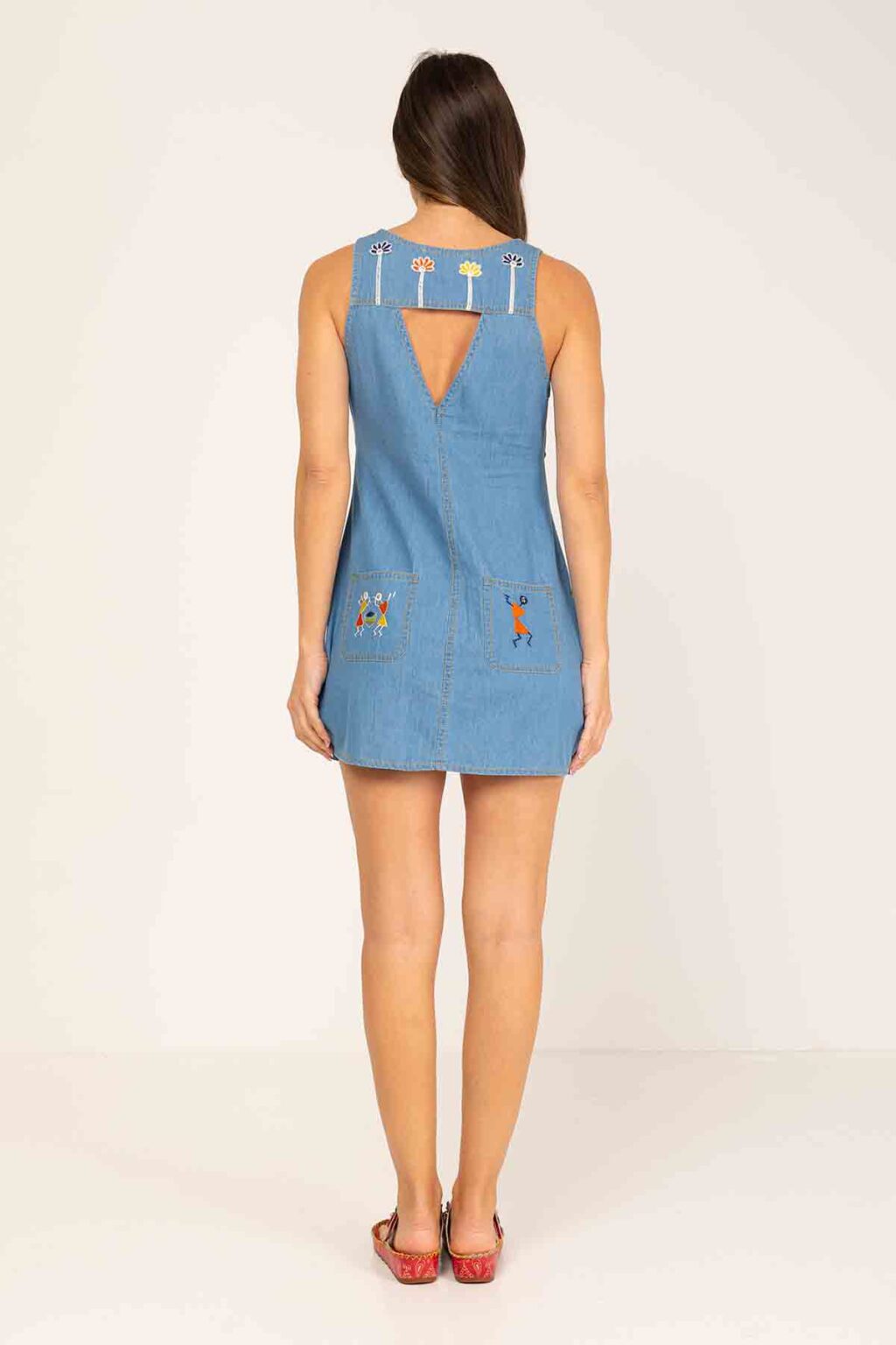 peace&love by calao VESTIDO DENIM CORTO DE TIRANTES Oferta especial