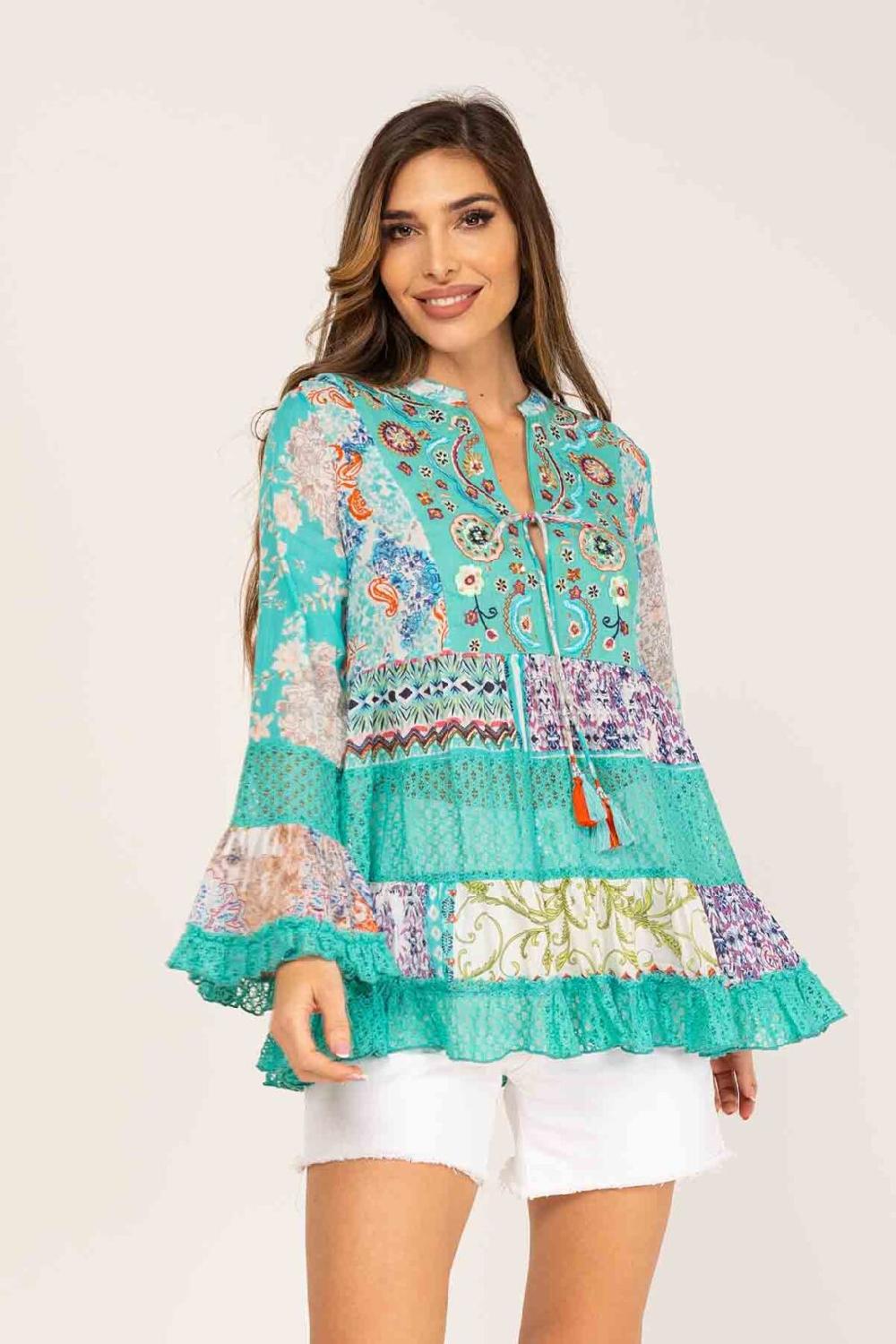 peace&love by calao BLUSON ESTAMPADO BOHO LOOK ÚLTIMAS EDICIONES