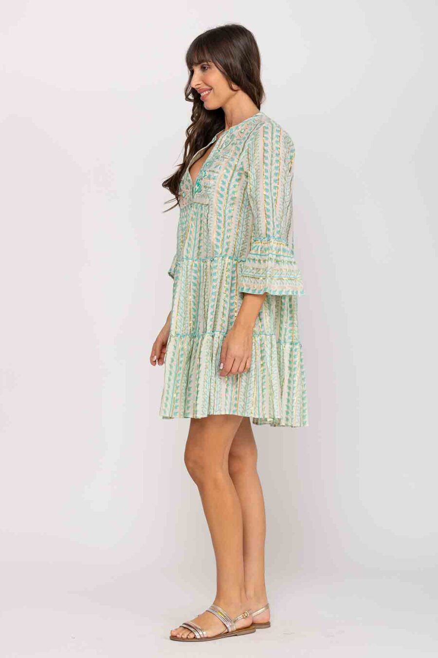 peace&love by calao VESTIDO CUELLO MAO CON ESTAMPADO Solo hoy