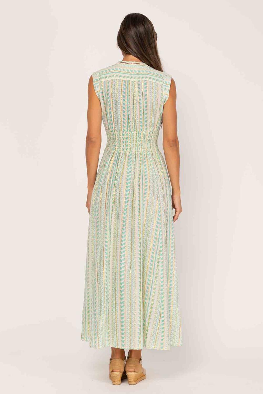 peace&love by calao VESTIDO LARGO CUELLO V Precios de Black Friday