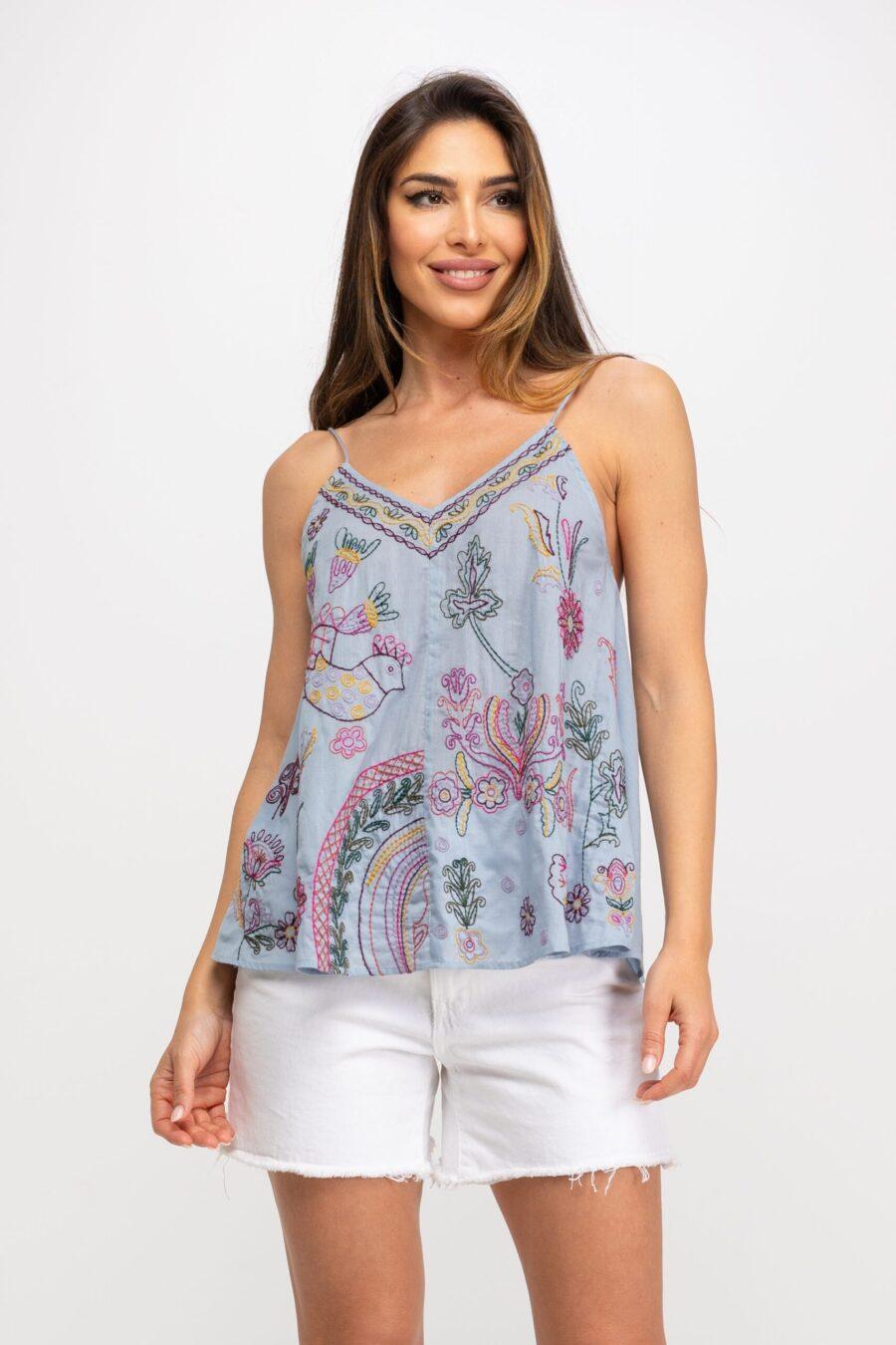 peace&love by calao TOP TIRANTES ESPAGUETI LISO Libre de impuestos