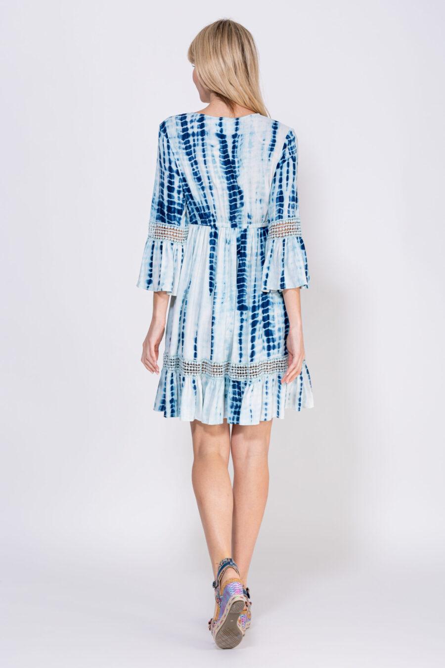 peace&love by calao VESTIDO ESTAMPADO CON ENCAJES Oferta exclusiva