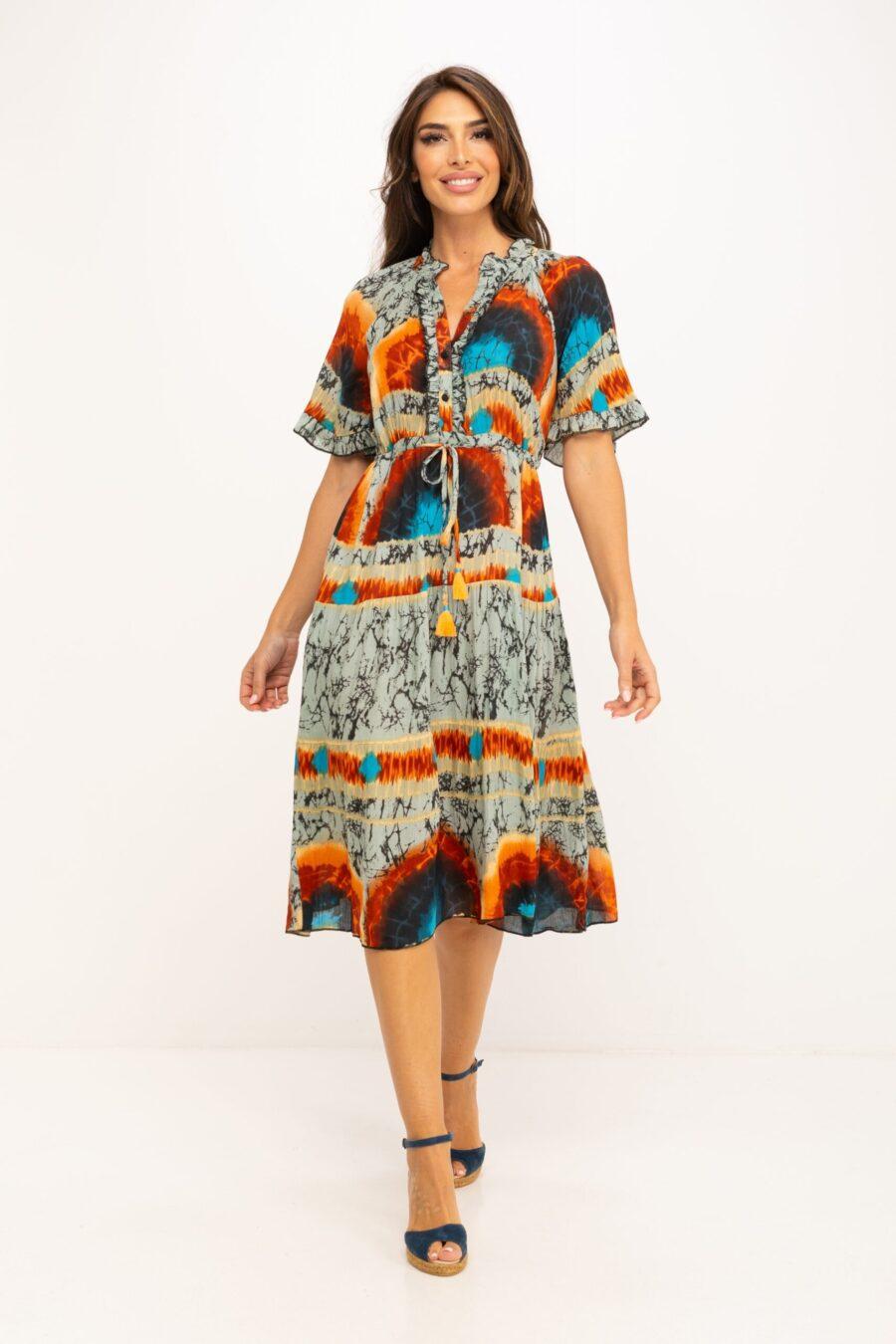 peace&love by calao VESTIDO TYE DYE LARGO Descuento por venta flash