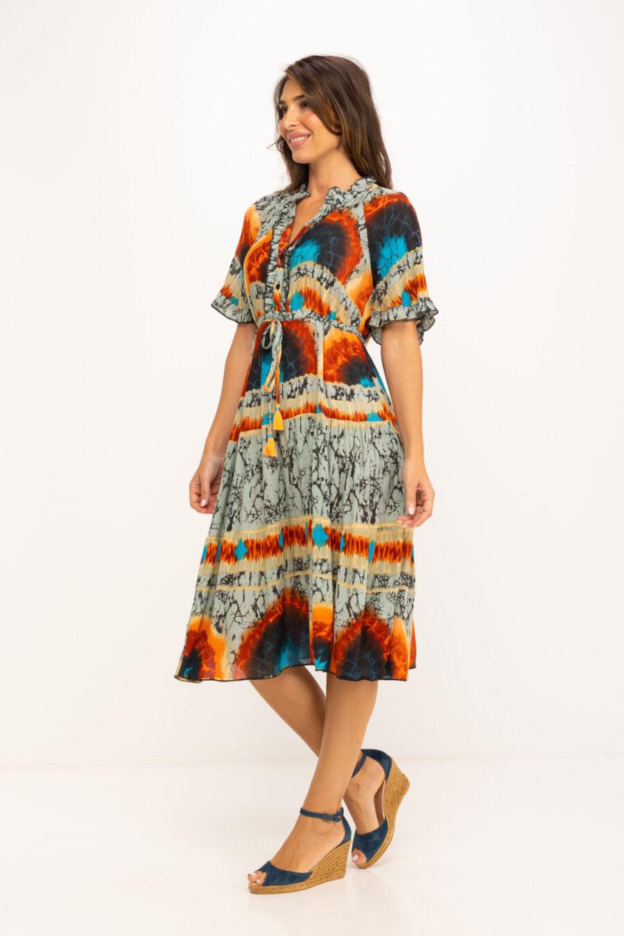 peace&love by calao VESTIDO TYE DYE LARGO Descuento por venta flash
