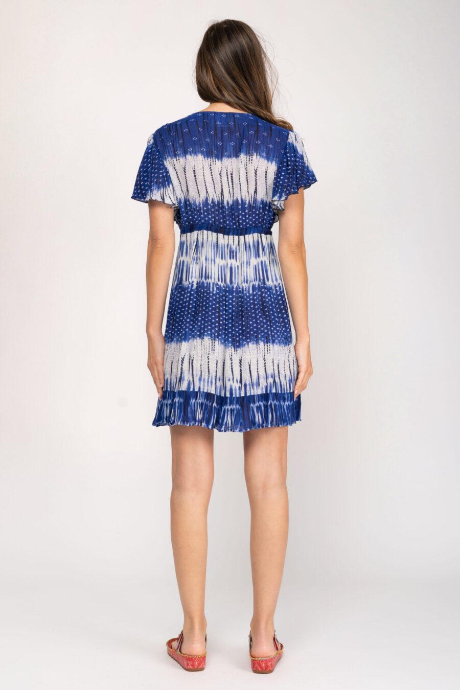 peace&love by calao VESTIDO CORTO TIE DYE DE MANGA CORTA Devoluciones gratuitas