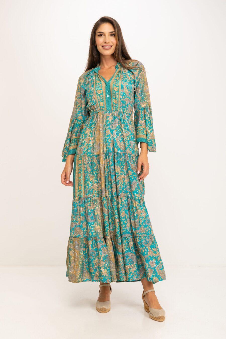 peace&love by calao VESTIDO ESTAMPADO CUELLO EN V En oferta