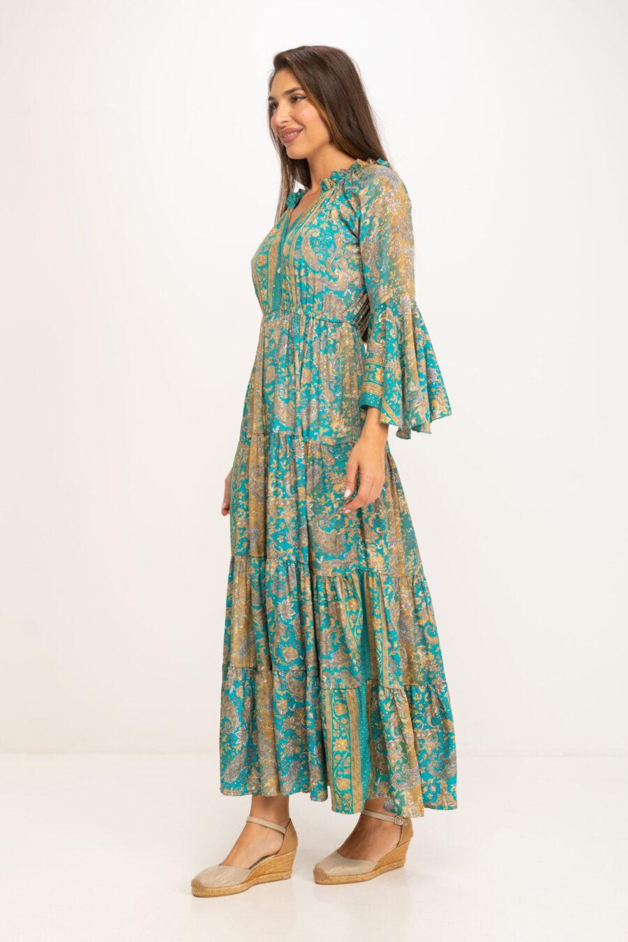 peace&love by calao VESTIDO ESTAMPADO CUELLO EN V En oferta