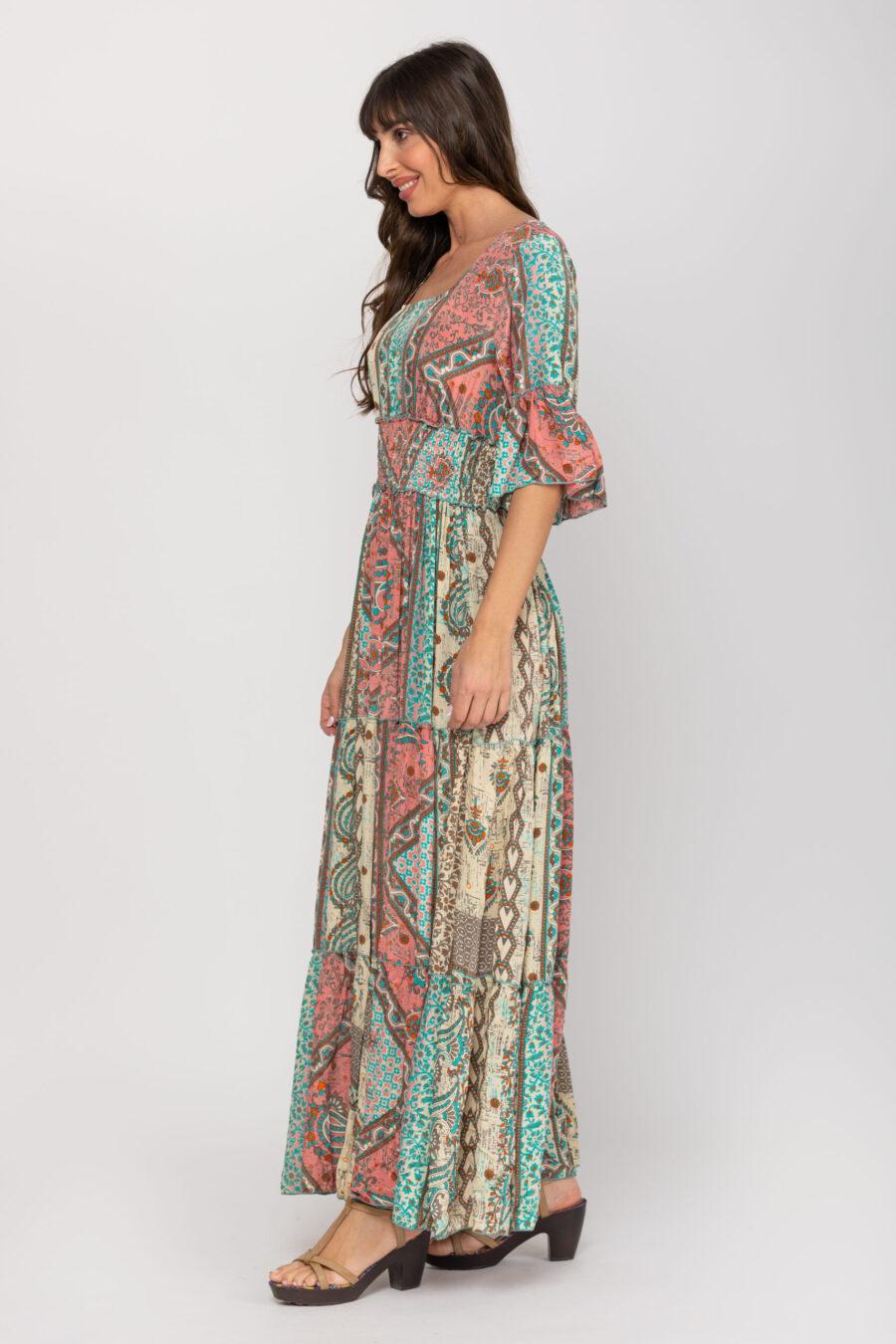 peace&love by calao VESTIDO LARGO ESTAMPADO Gran oferta
