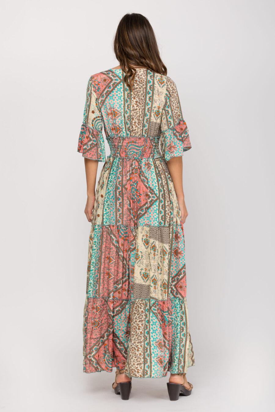 peace&love by calao VESTIDO LARGO ESTAMPADO Gran oferta
