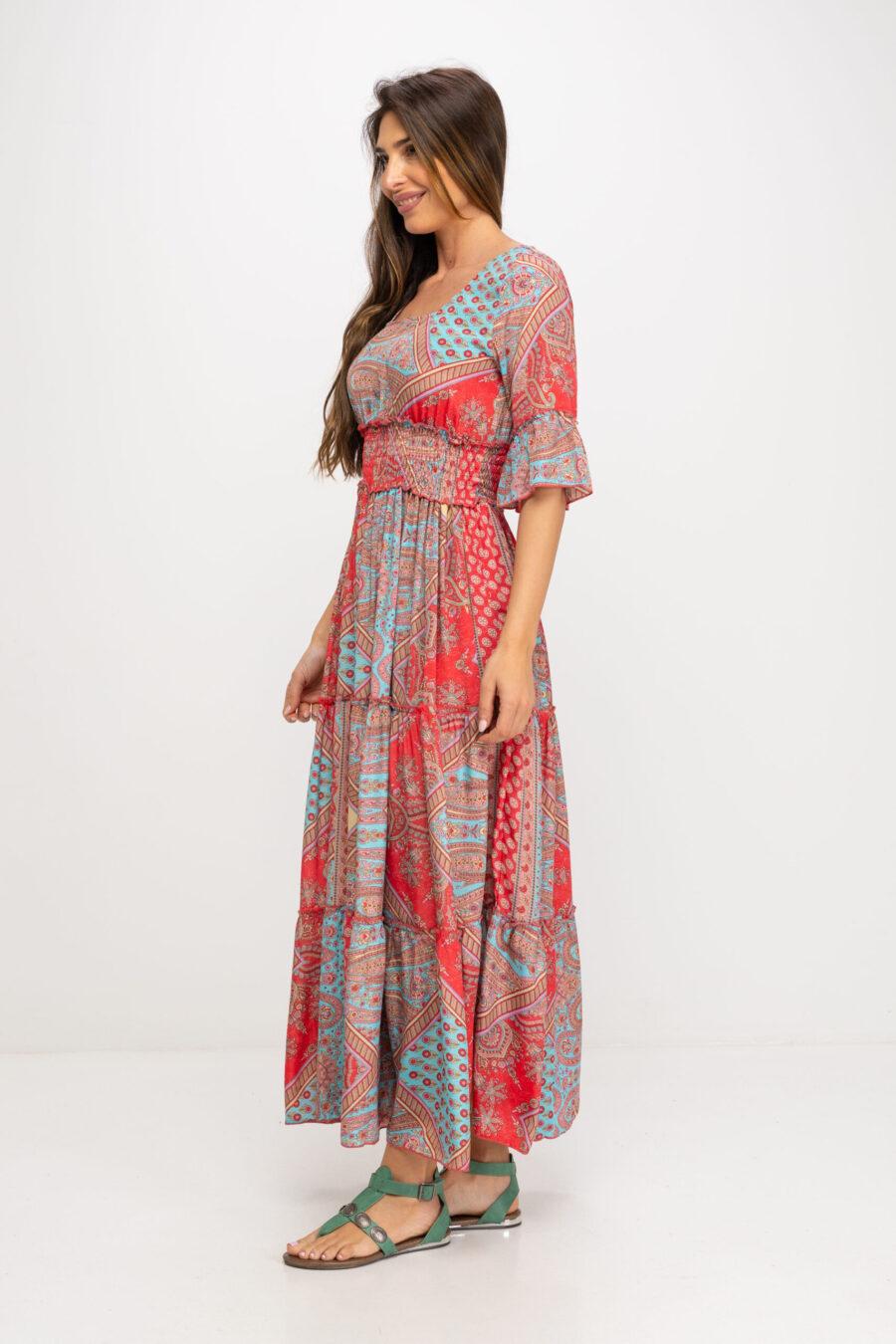 peace&love by calao VESTIDO LARGO ESTAMPADO Rebajas de fábrica