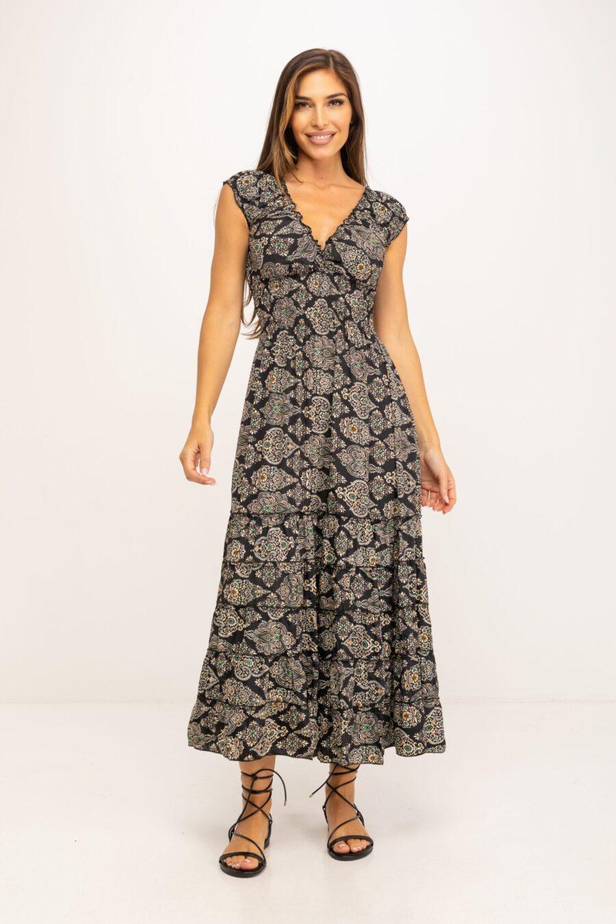 peace&love by calao VESTIDO LARGO ESTAMPADO Mejor oferta
