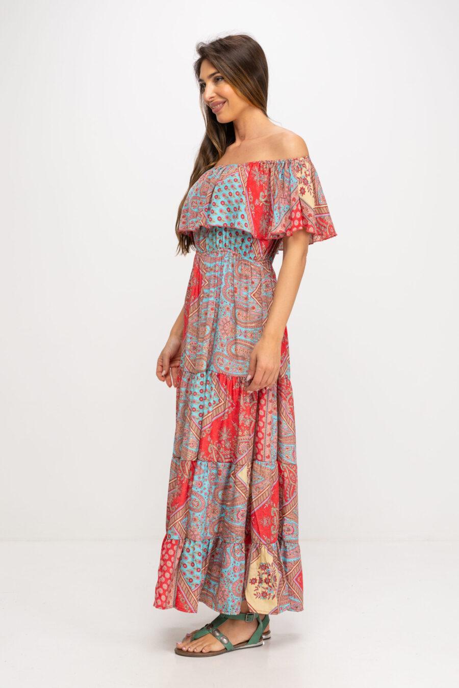 peace&love by calao VESTIDO LARGO ESTAMPADO Rebajas top