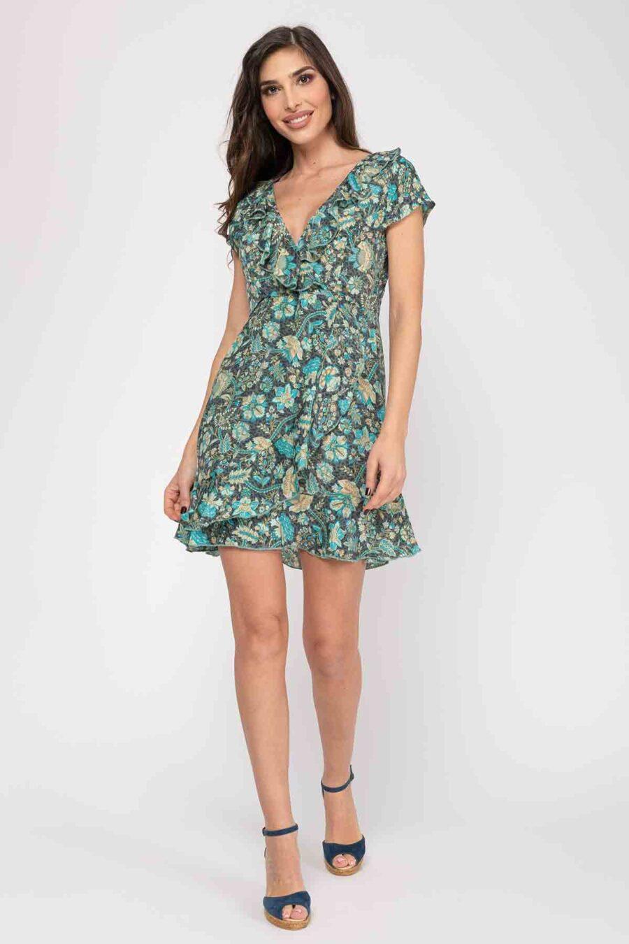 peace&love by calao VESTIDO CORTO ESTAMPADO Superdescuento