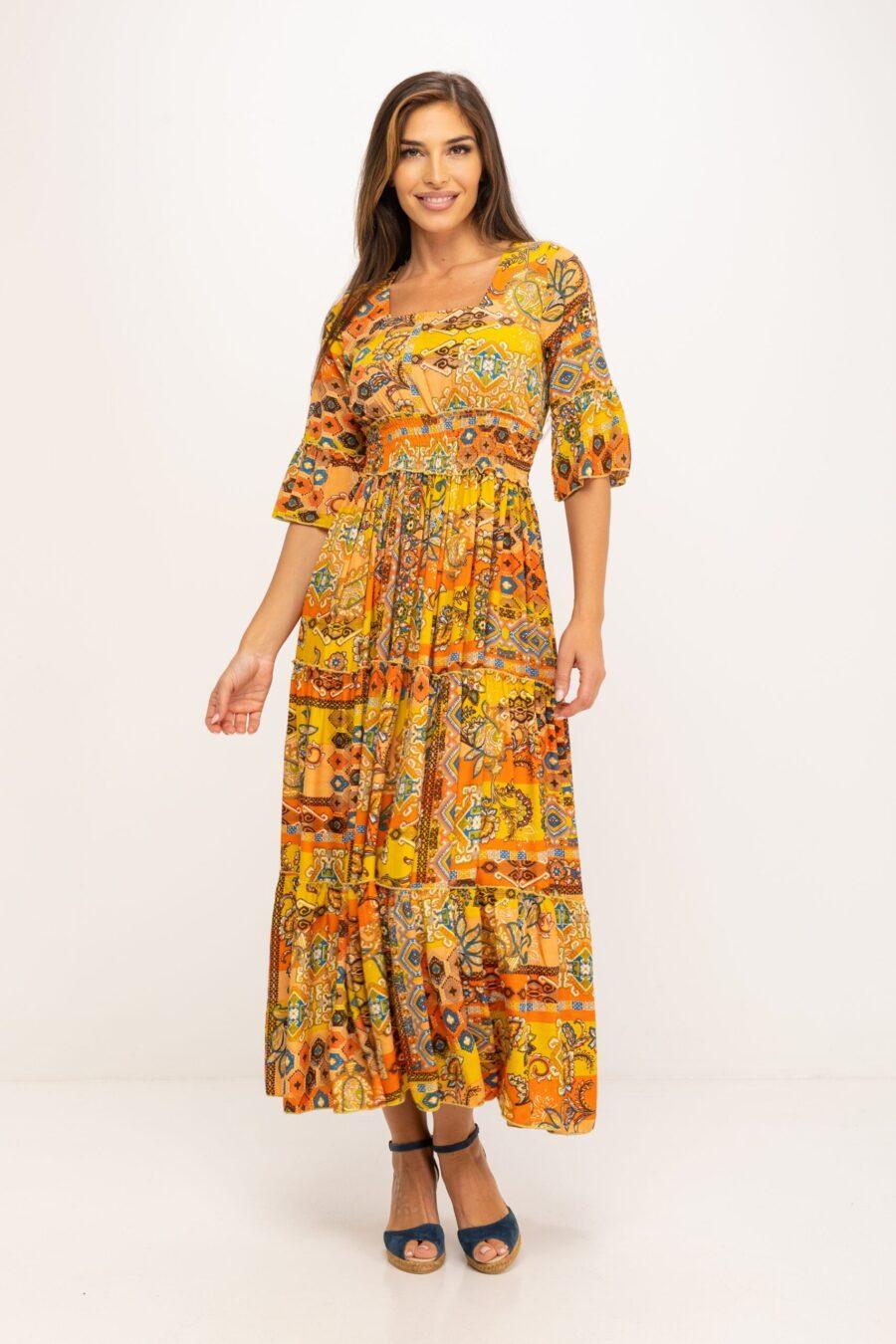 peace&love by calao VESTIDO LARGO ESTAMPADO Envío internacional gratuito
