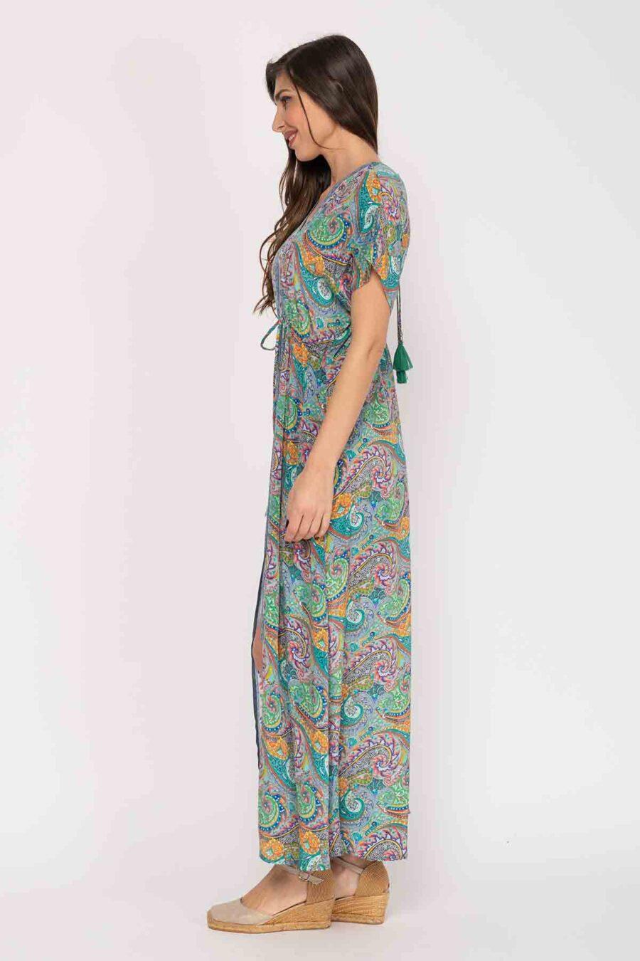peace&love by calao VESTIDO LARGO ESTAMPADO Ahorra y exporta