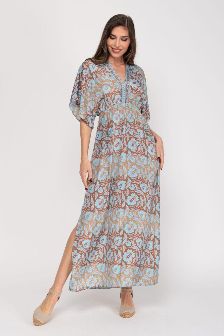 peace&love by calao VESTIDO LARGO ESTAMPADO Precios de Black Friday