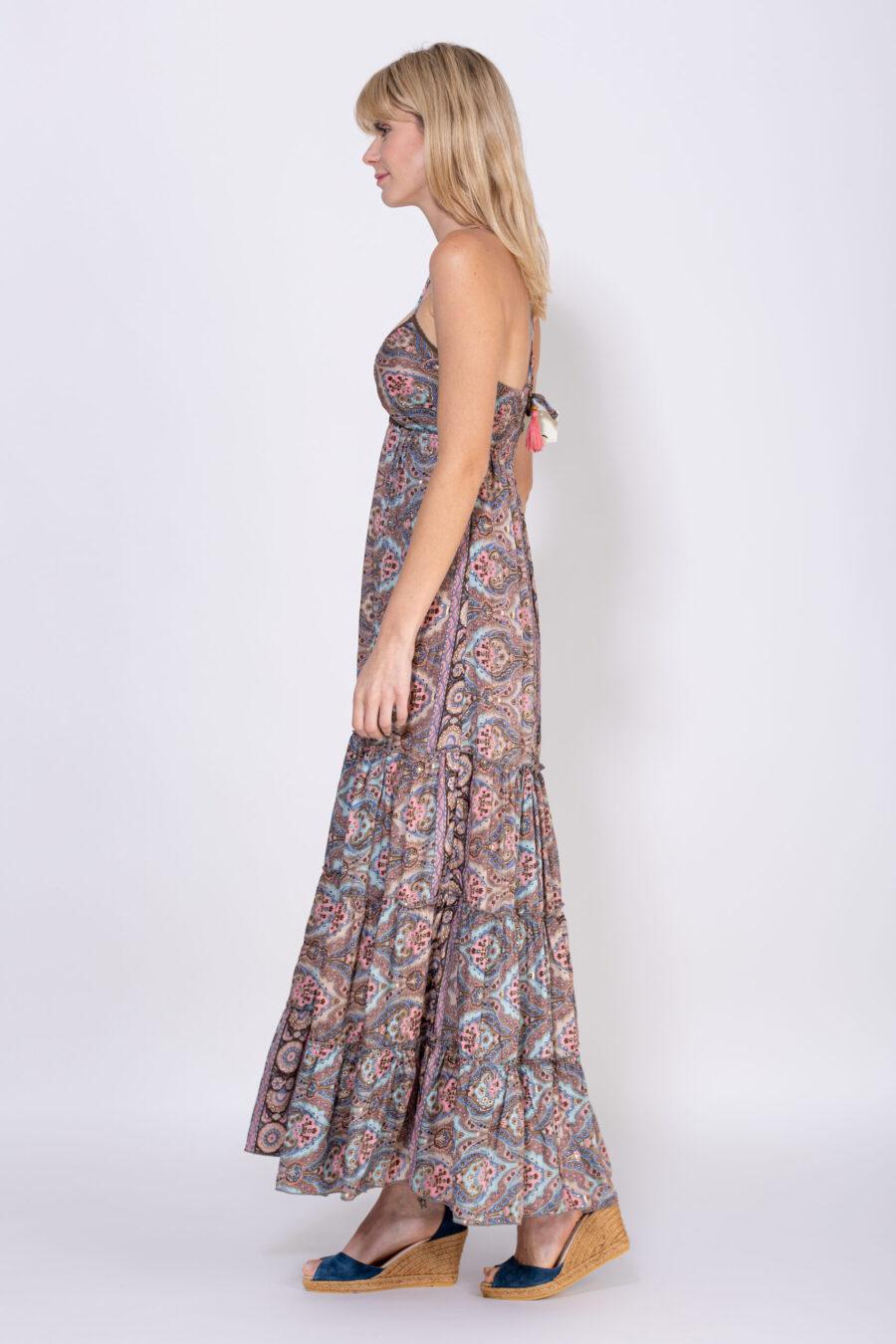 peace&love by calao VESTIDO LARGO ESTAMPADO Descuento por venta flash