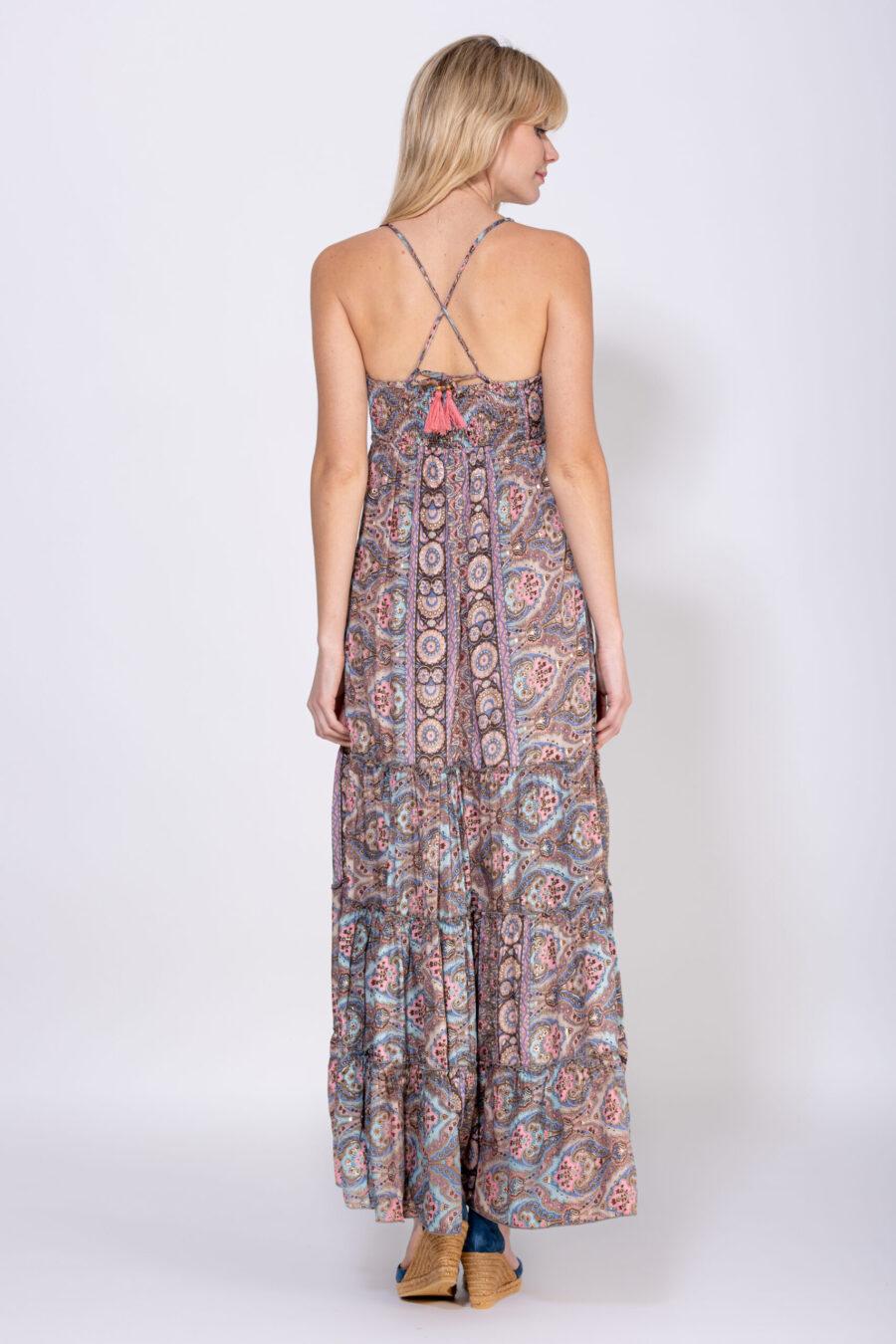 peace&love by calao VESTIDO LARGO ESTAMPADO Descuento por venta flash