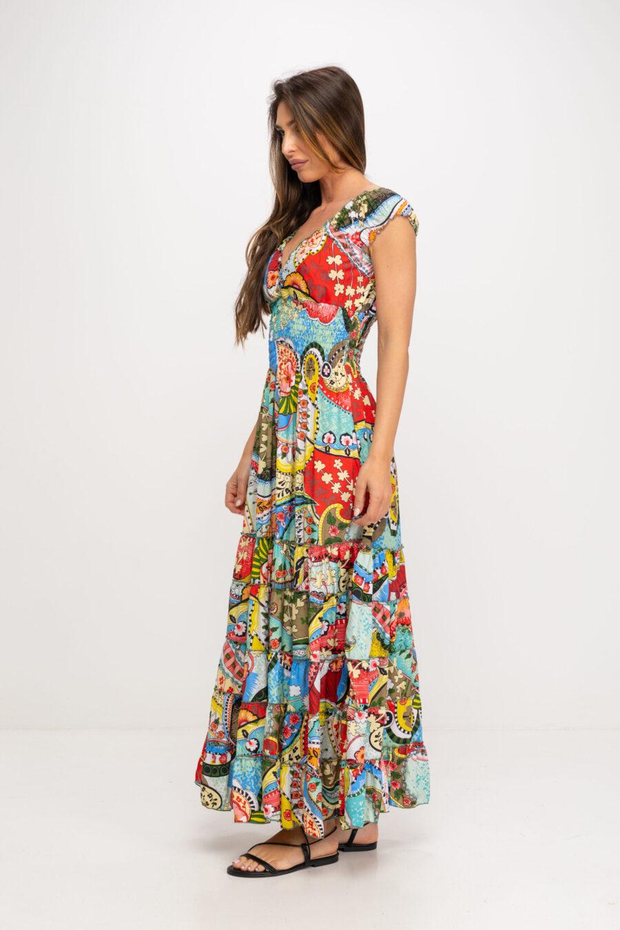 peace&love by calao VESTIDO LARGO ESTAMPADO Ofertas especiales