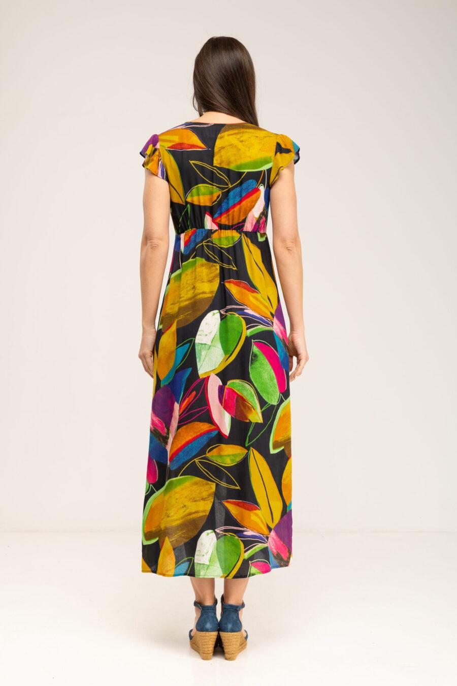 peace&love by calao VESTIDO ESTAMPADO CRUZADO En línea