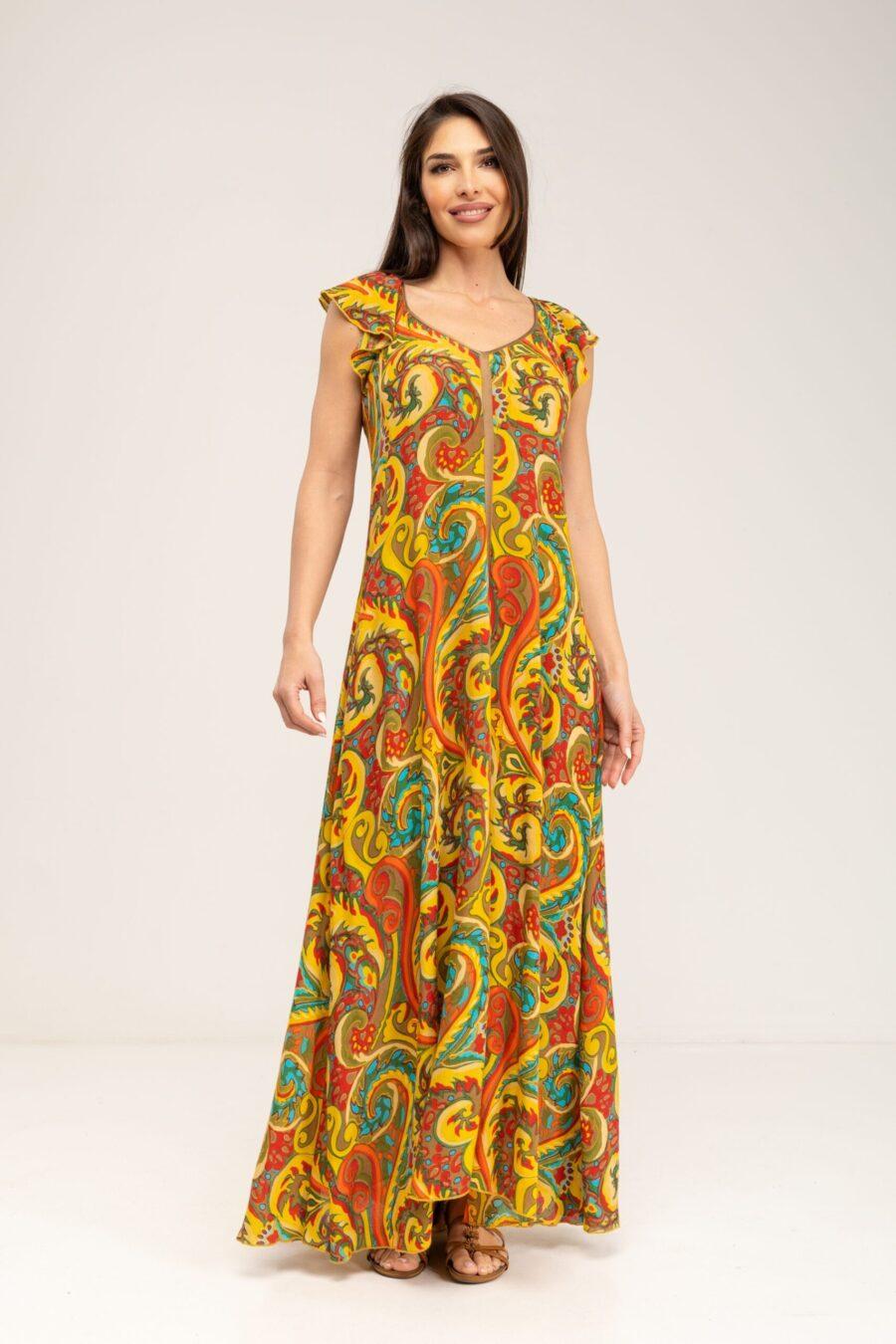 peace&love by calao VESTIDO ESTAMPADO LARGO Outlet