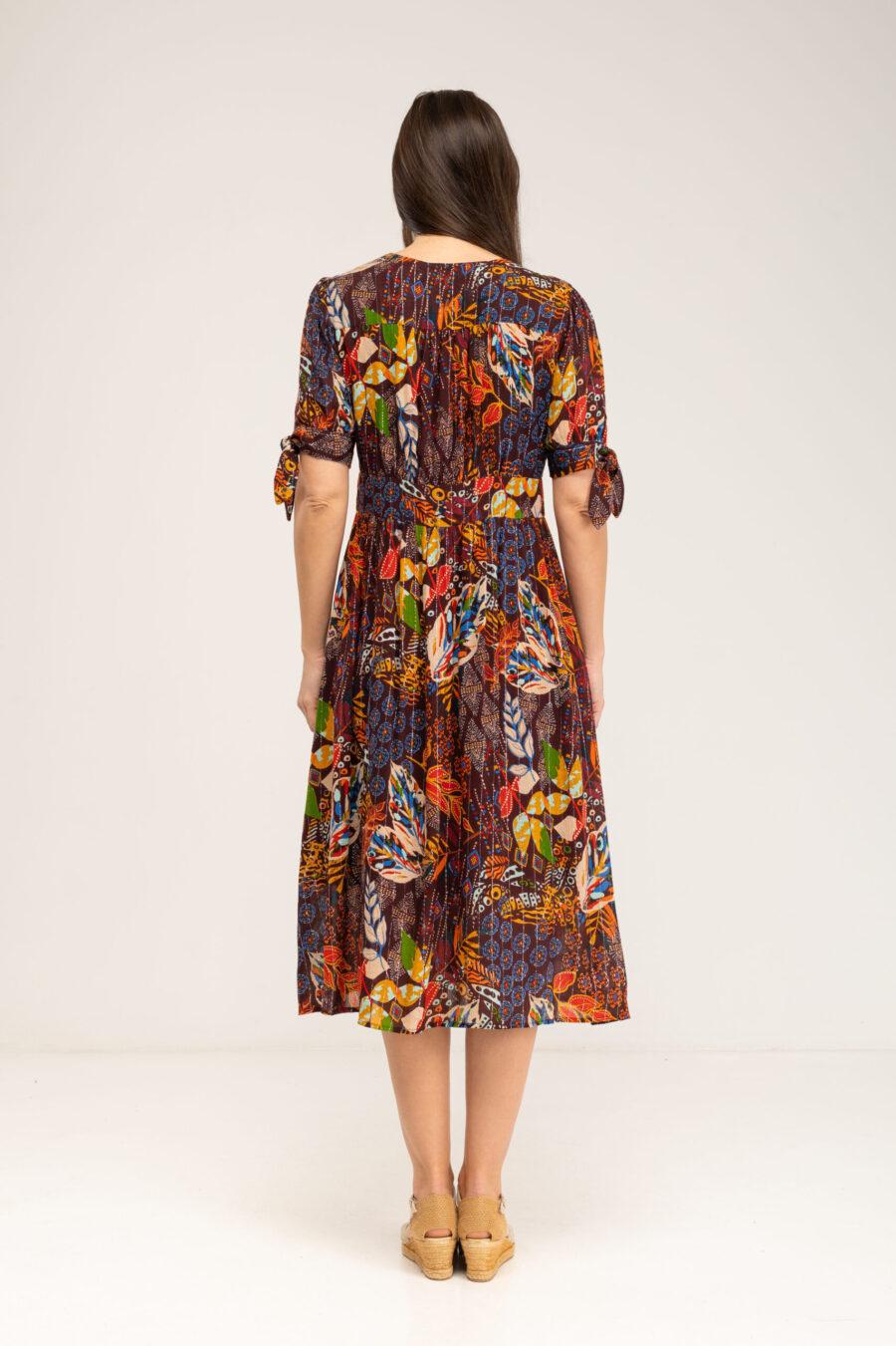 peace&love by calao VESTIDO ESTAMPADO ABOTONADO Rebajas