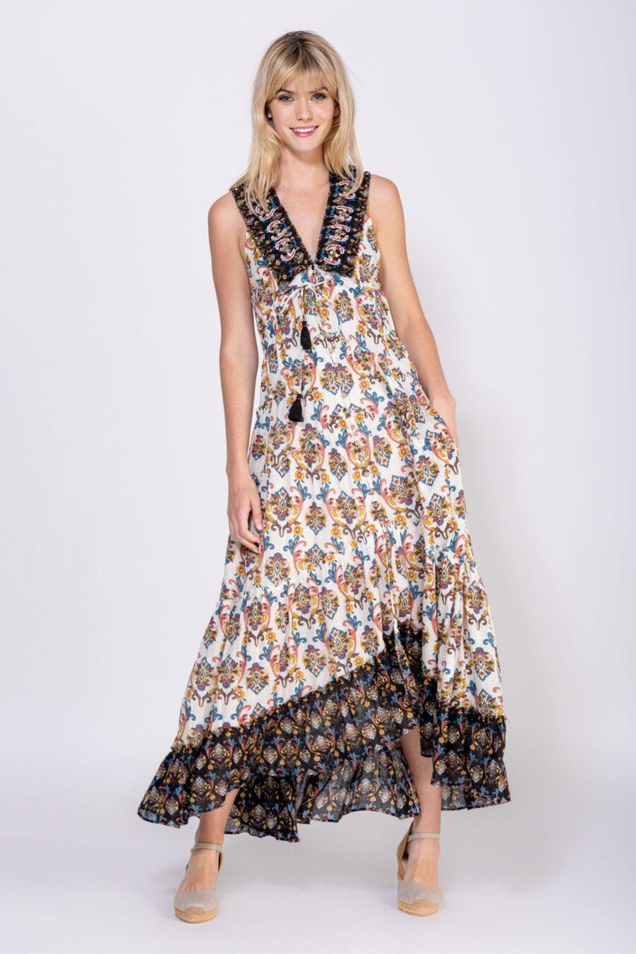peace&love by calao VESTIDO ESTAMPADO LARGO Los más vendidos