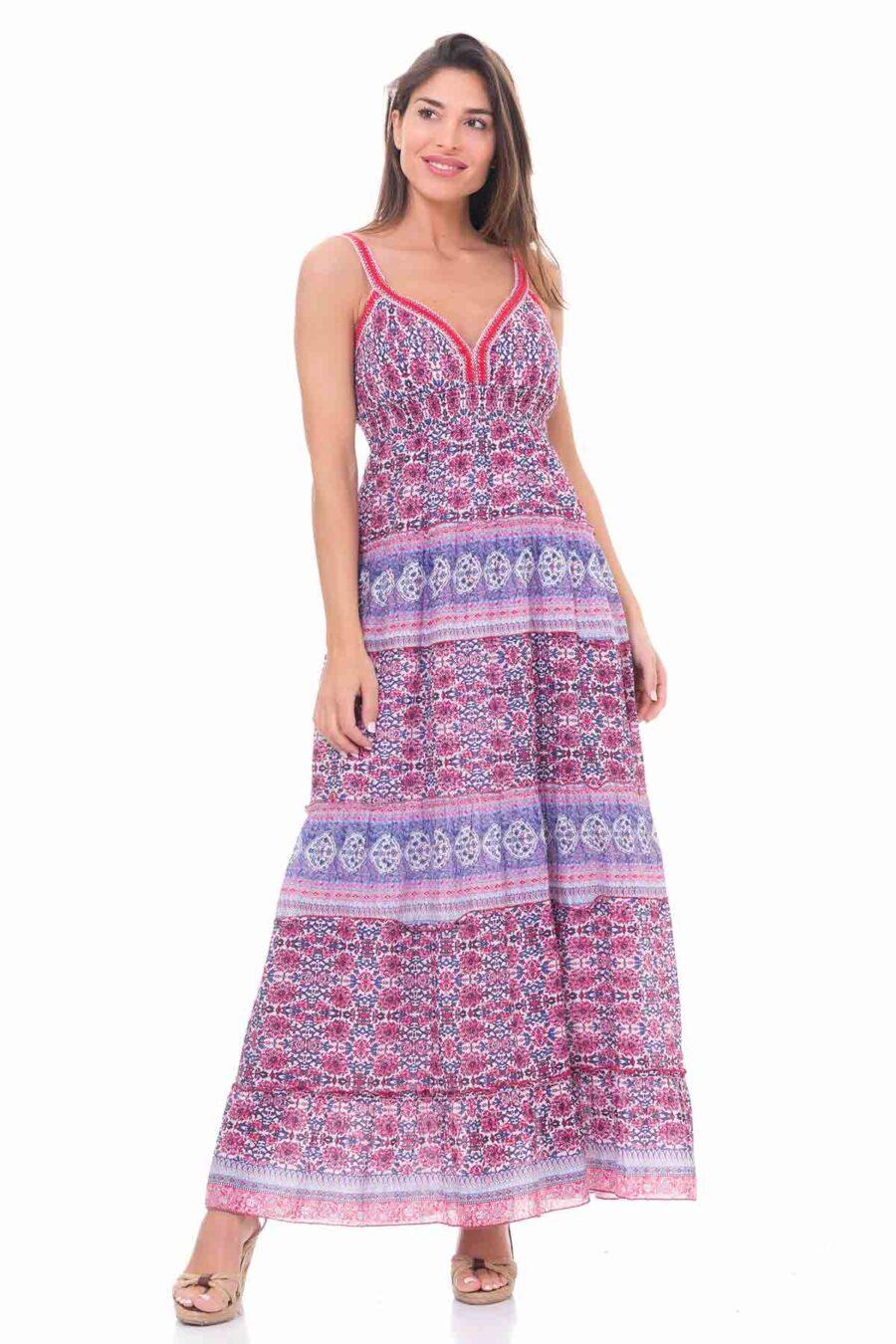 peace&love by calao VESTIDO LARGO ESTAMPADO Tienda