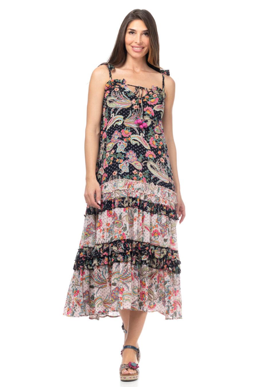 peace&love by calao VESTIDO CON DOS ESTAMPADOS Rebajas top