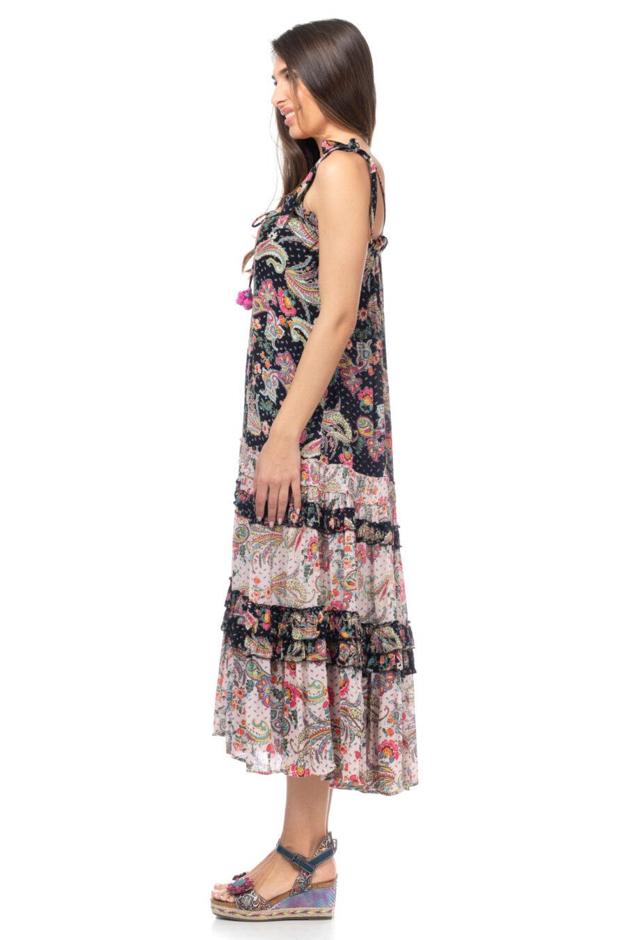 peace&love by calao VESTIDO CON DOS ESTAMPADOS Rebajas top