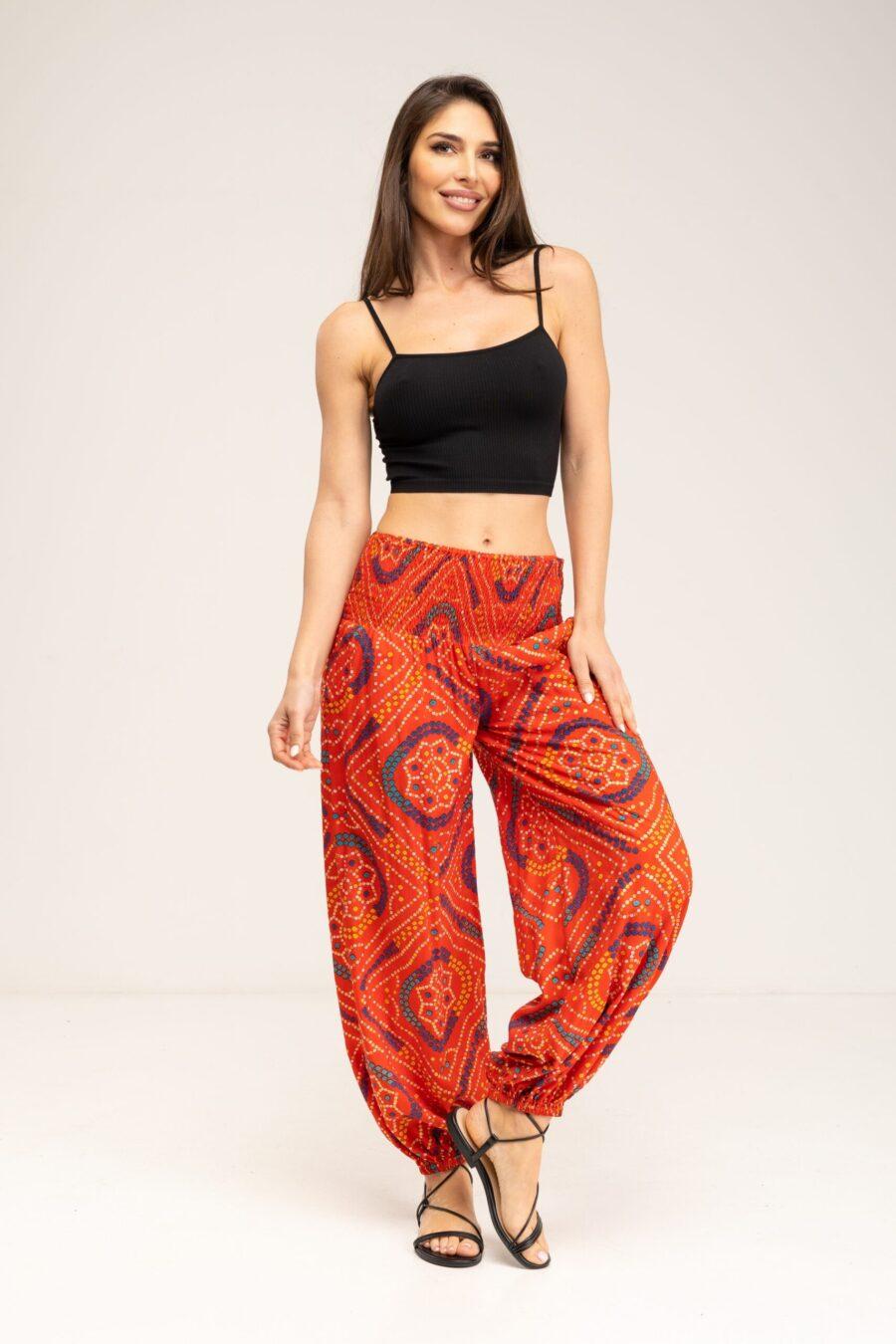 peace&love by calao PANTALON ESTAMPADO BOMBACHO Liquidación